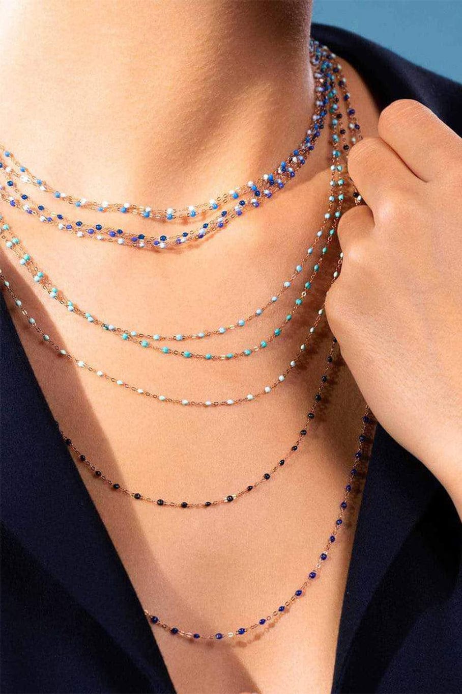 Classic Gigi Necklace - 16.5in - Quartz - Image 2