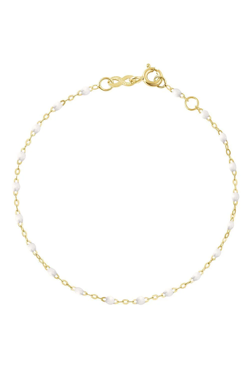White Classic Gigi Anklet - White