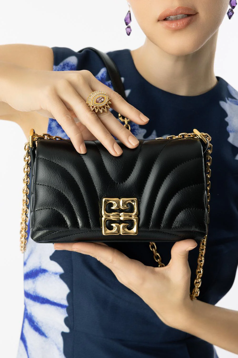 4G Liquid Chain Wallet - Black - Image 2