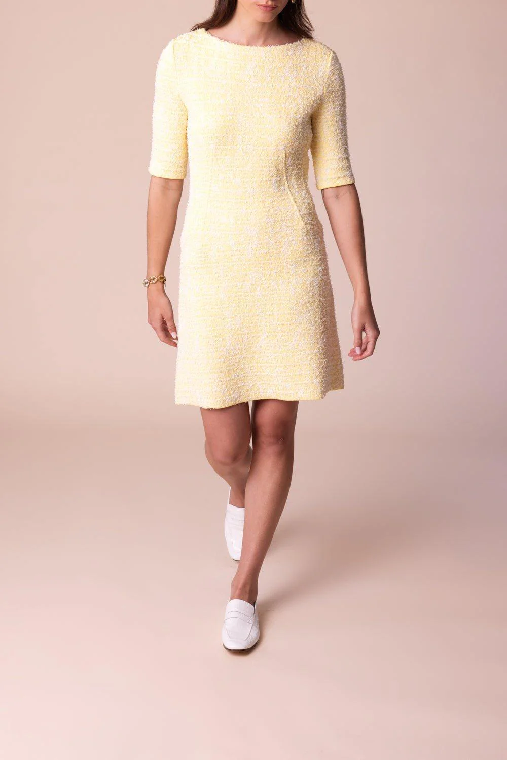 A Line Short Sleeve Mini Dress - Image 2