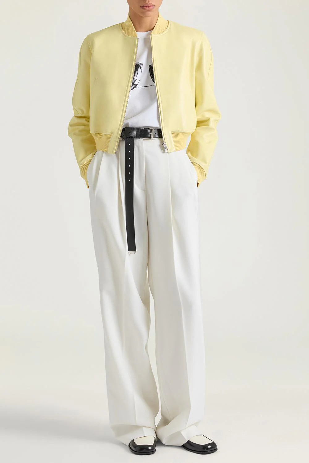 Crop Bomber Jacket - Image 2