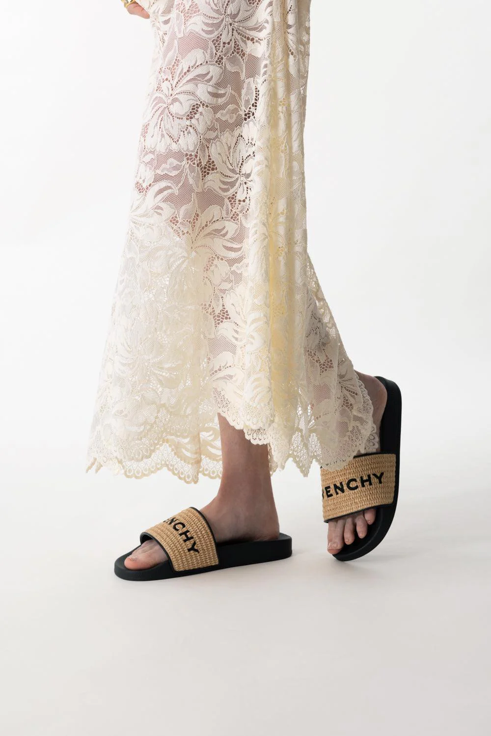 Flat Slides - Raffia - Image 2