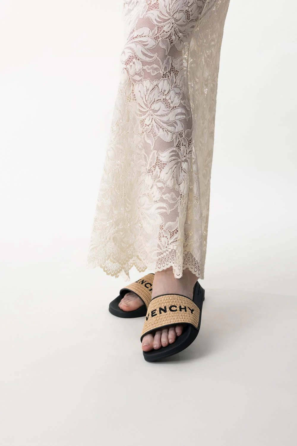 Flat Slides - Raffia - Image 4