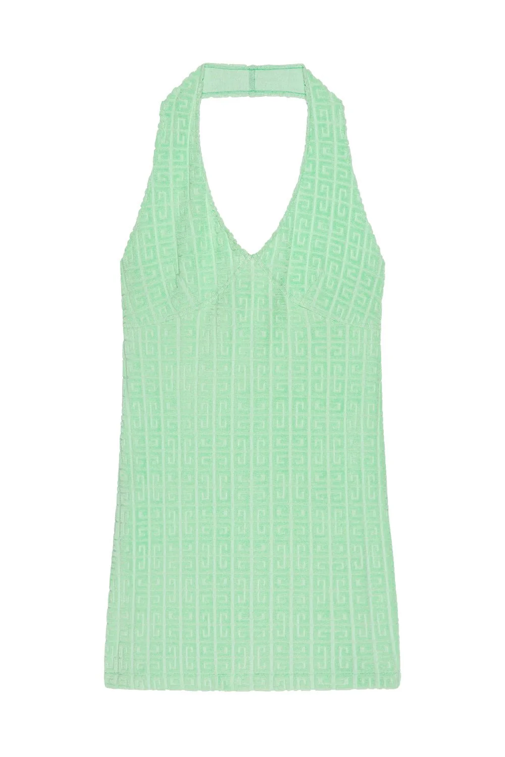 Halterneck Toweling Dress