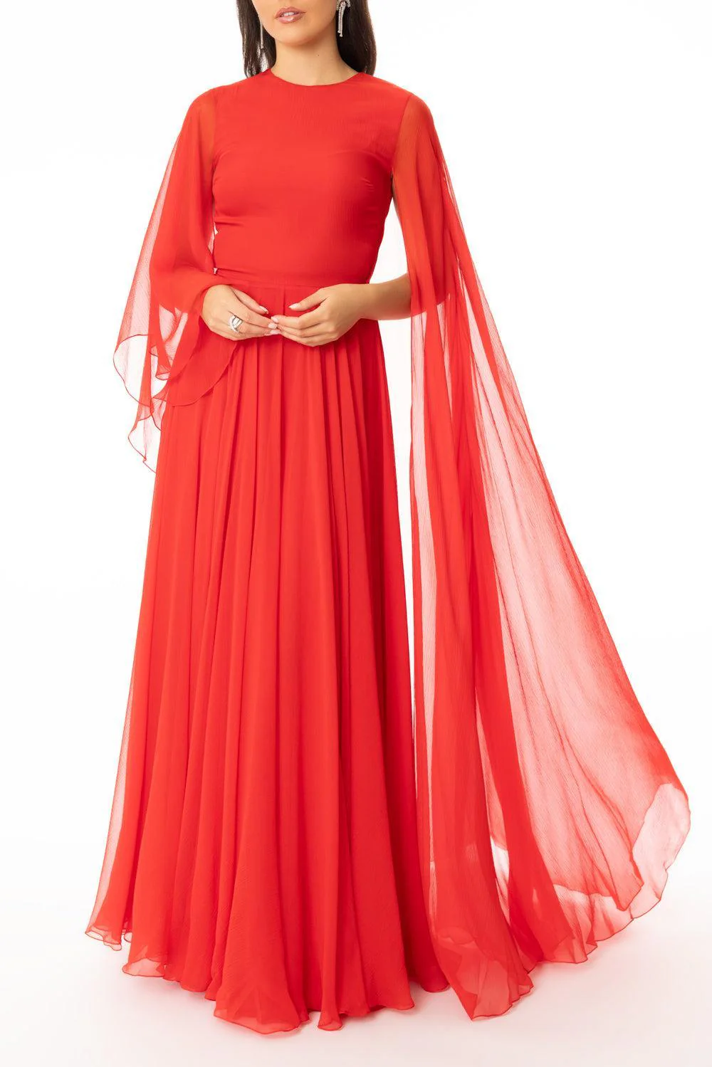 Long Drape Dress - Image 2