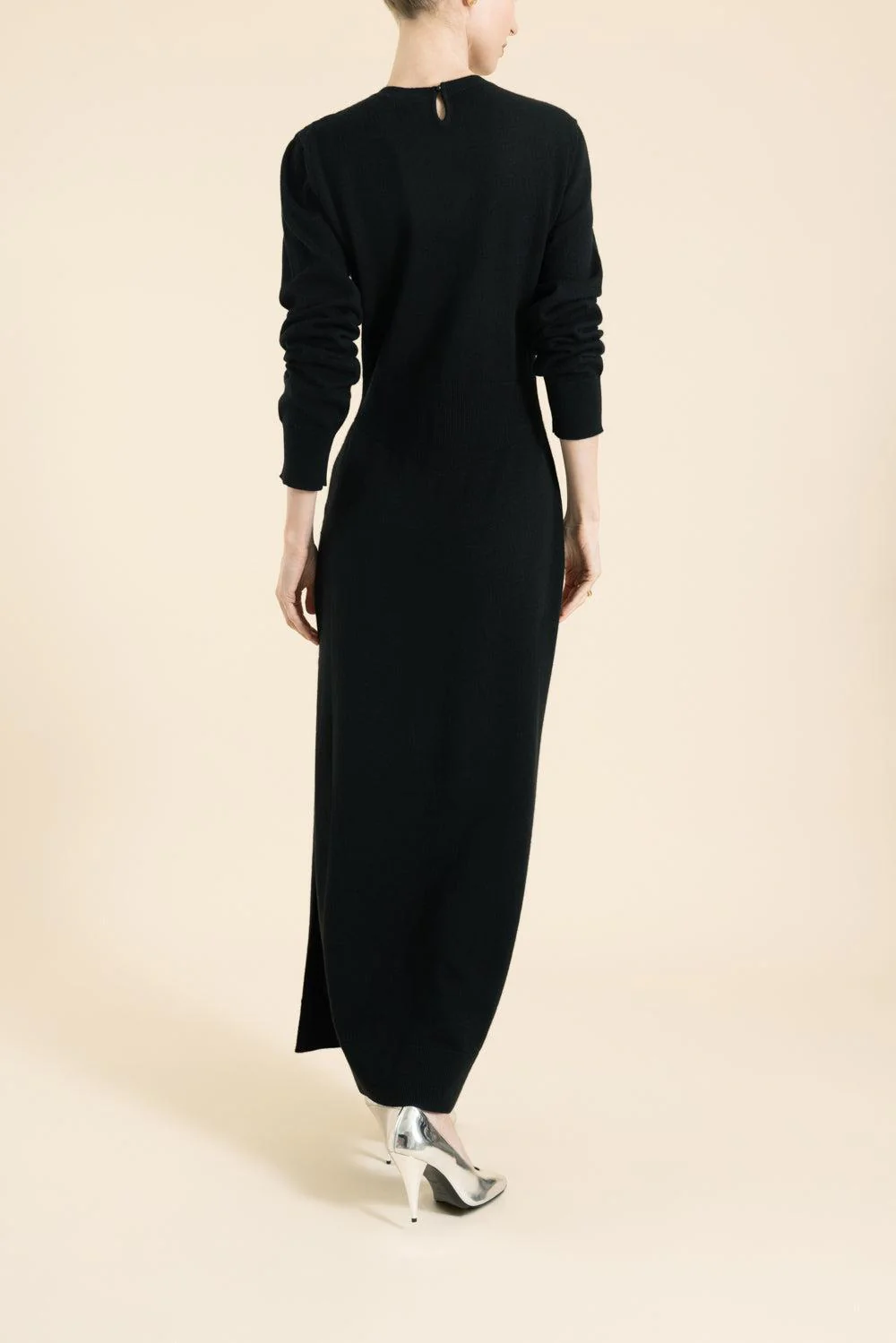 Long Sleeve Slit Dress - Image 4