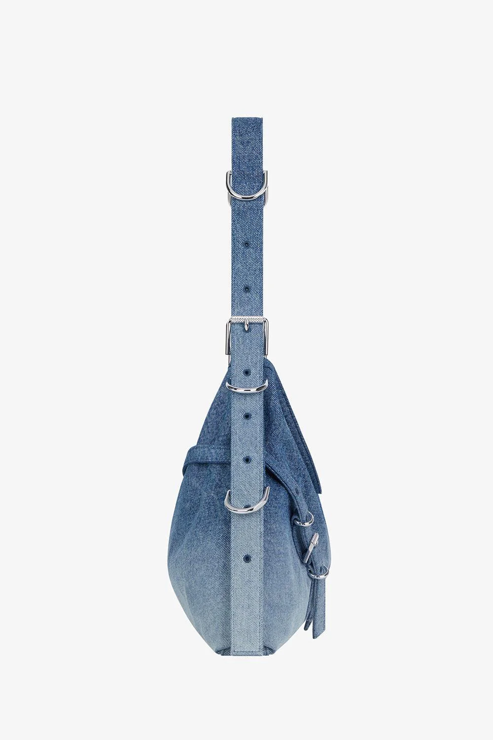Medium Voyou Bag - Denim - Image 6