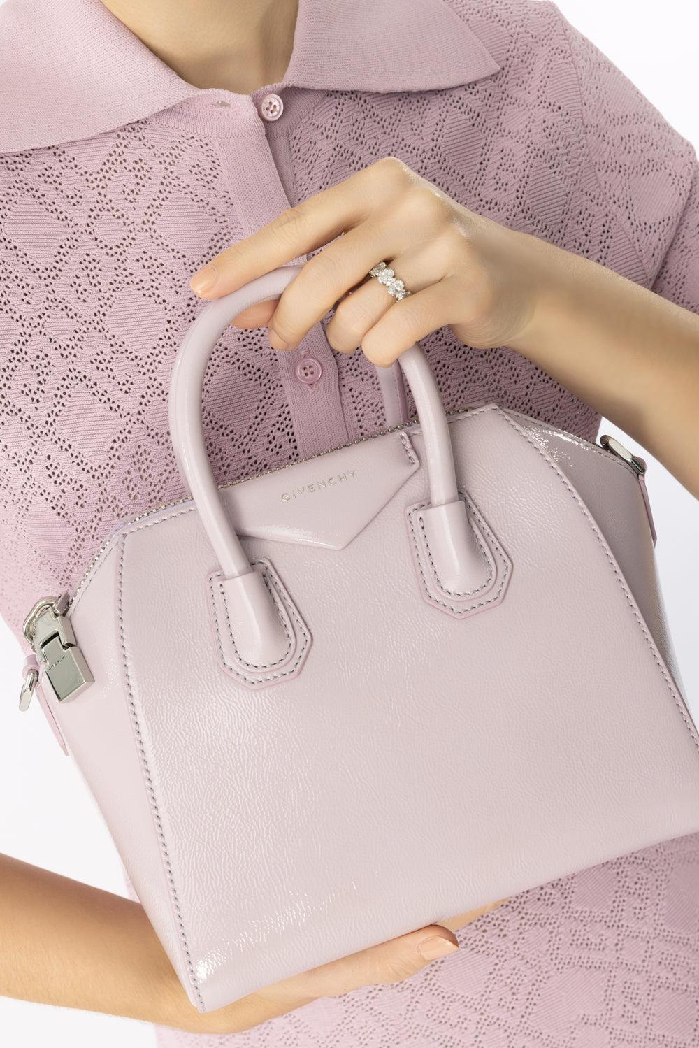 Mini Antigona Bag - Patent Orchid Purple - Image 2