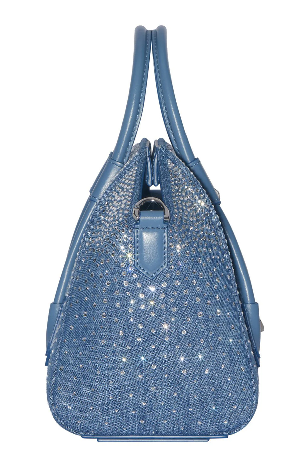 Mini Antigona Lock Bag - Denim - Image 7