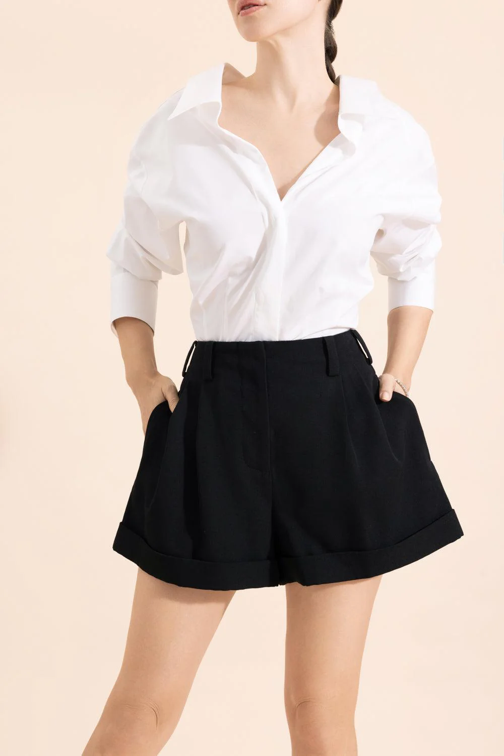 Opened Collar Blouse - Image 2