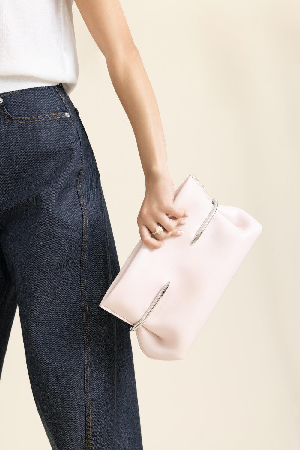 Pinch Soft Clutch - Baby Pink - Image 3