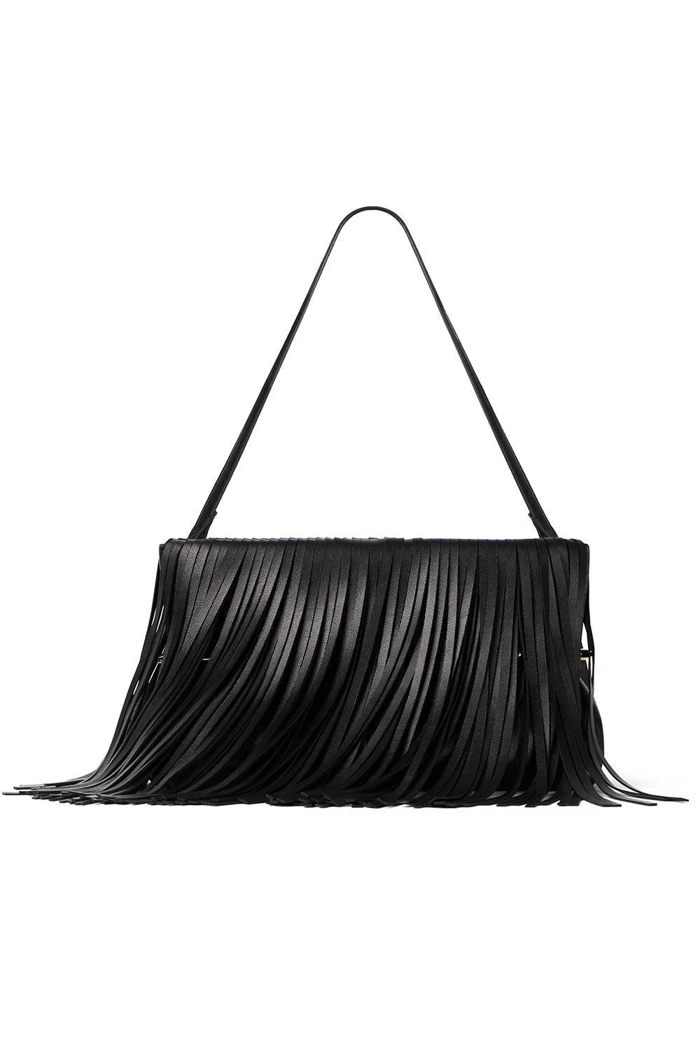 Pinch Soft Clutch - Black Fringe - Image 3
