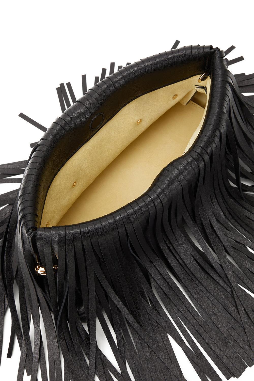 Pinch Soft Clutch - Black Fringe - Image 4