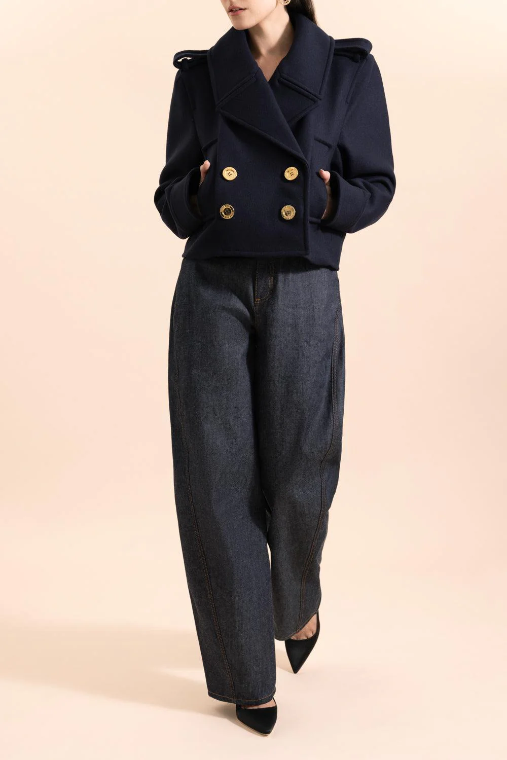 Rinse Raw Cocoon Trousers - Image 2