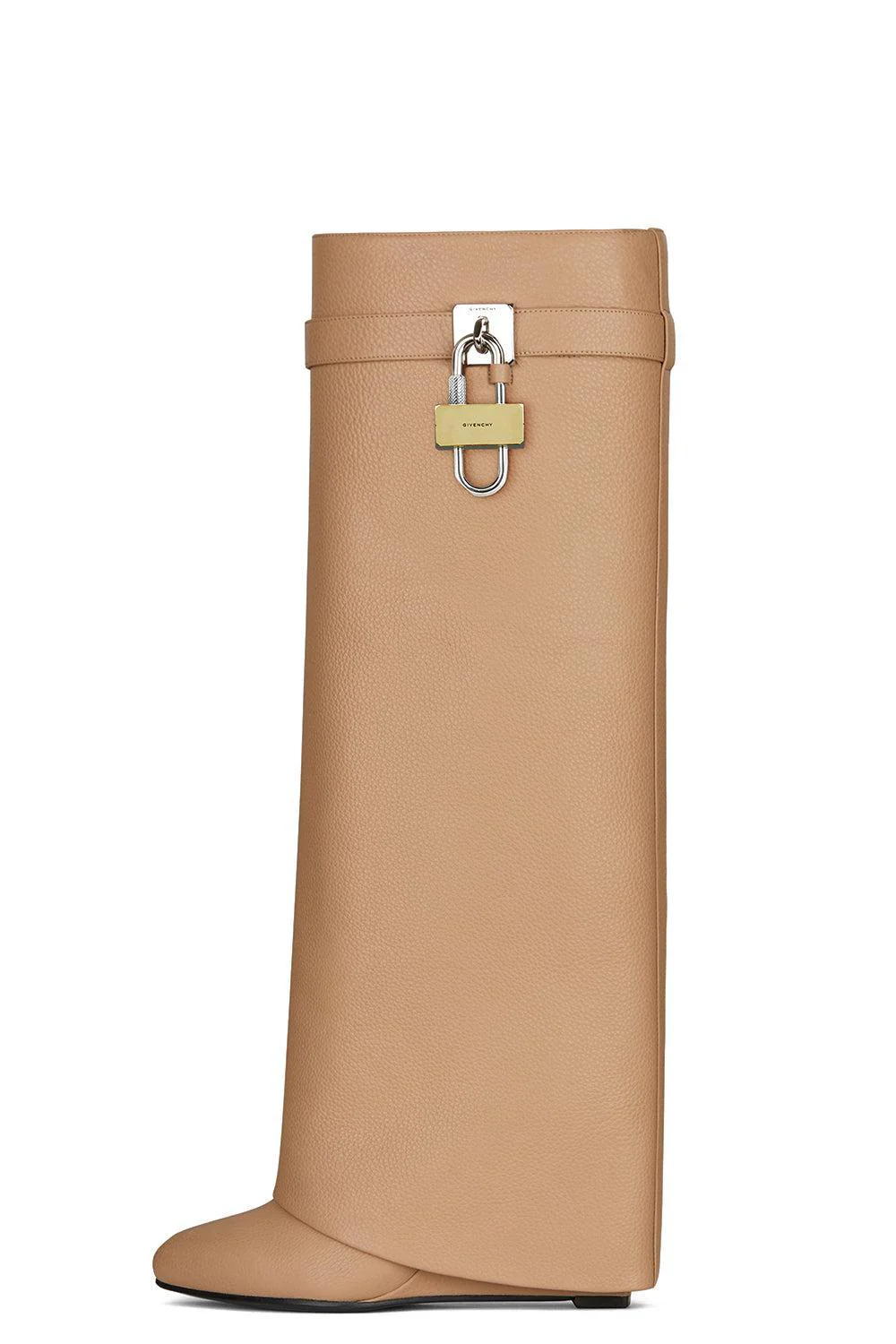 Shark Lock Boots - Beige - Image 6