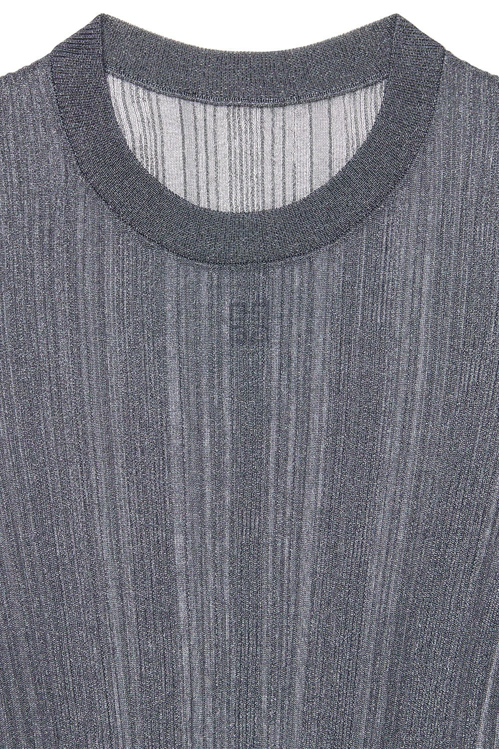 Short Sleeve Ribbed Sweater - Image 5