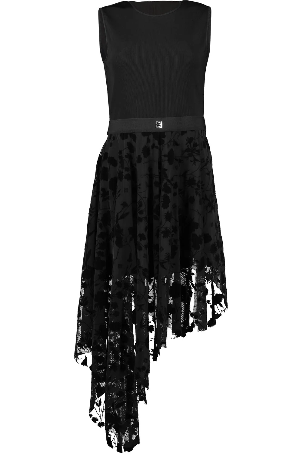 Sleeveless Flare Skirt Dress