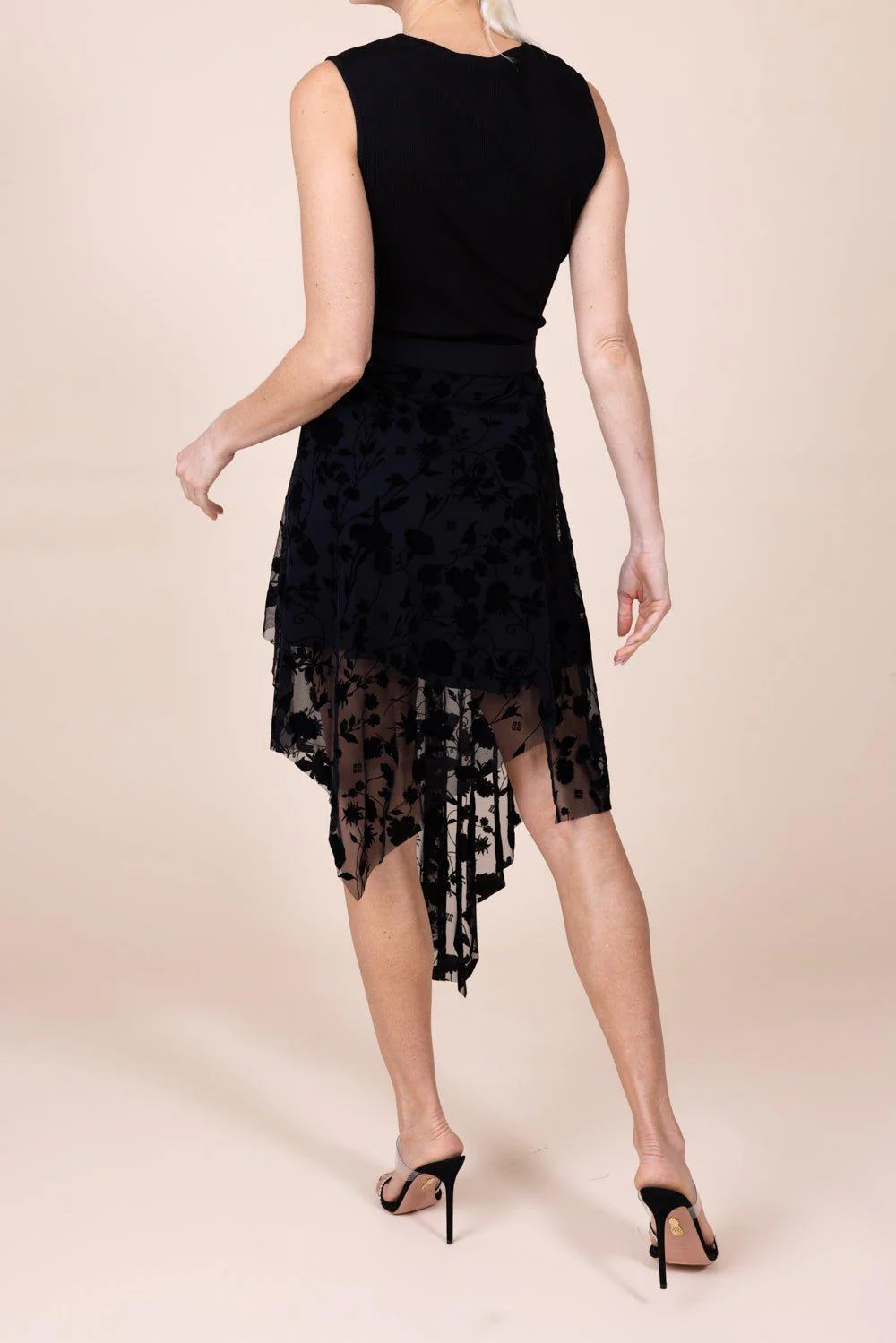 Sleeveless Flare Skirt Dress - Image 5