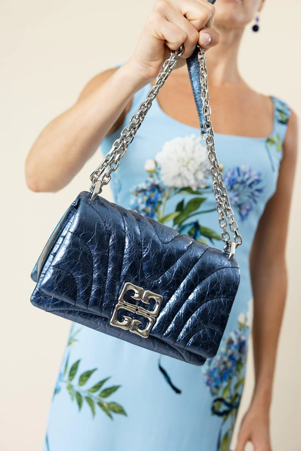 Small 4G Soft Bag - Navy - Image 4