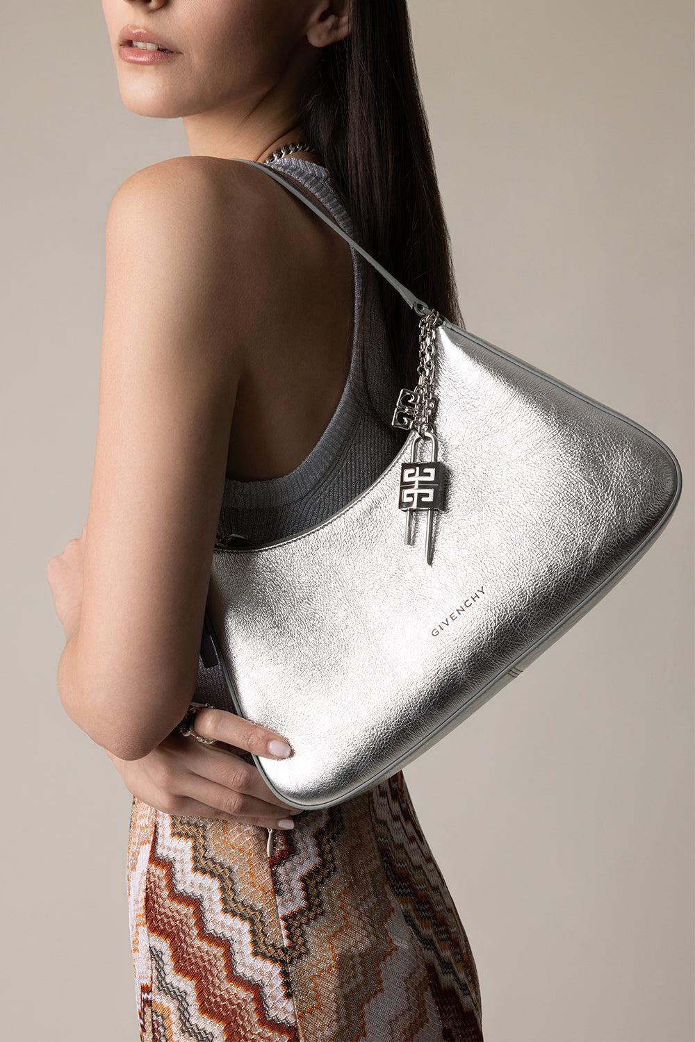 Small Lucky Lock Bag - Light Silver - Image 2