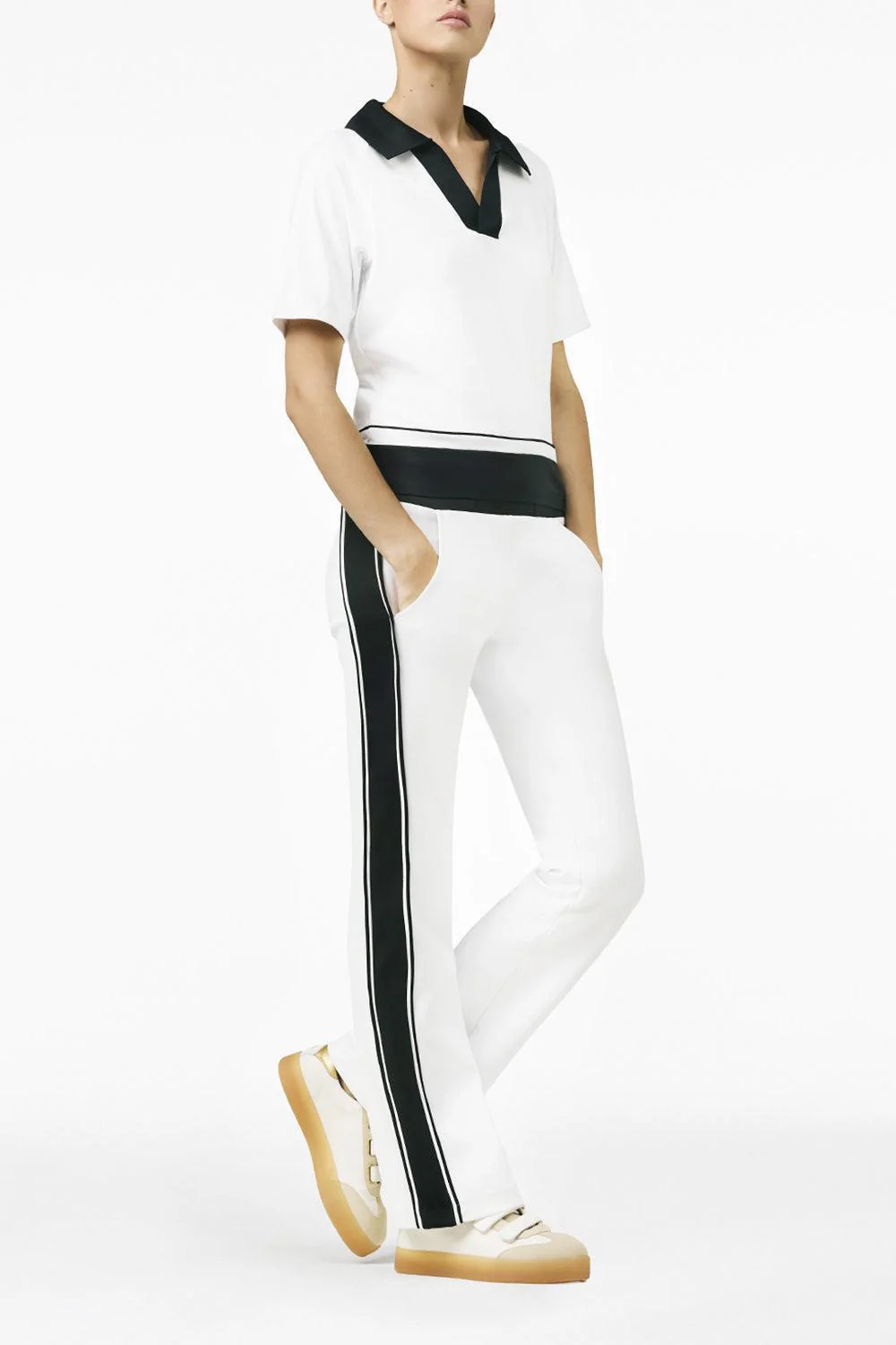Piccola Polo Top - White - Image 2