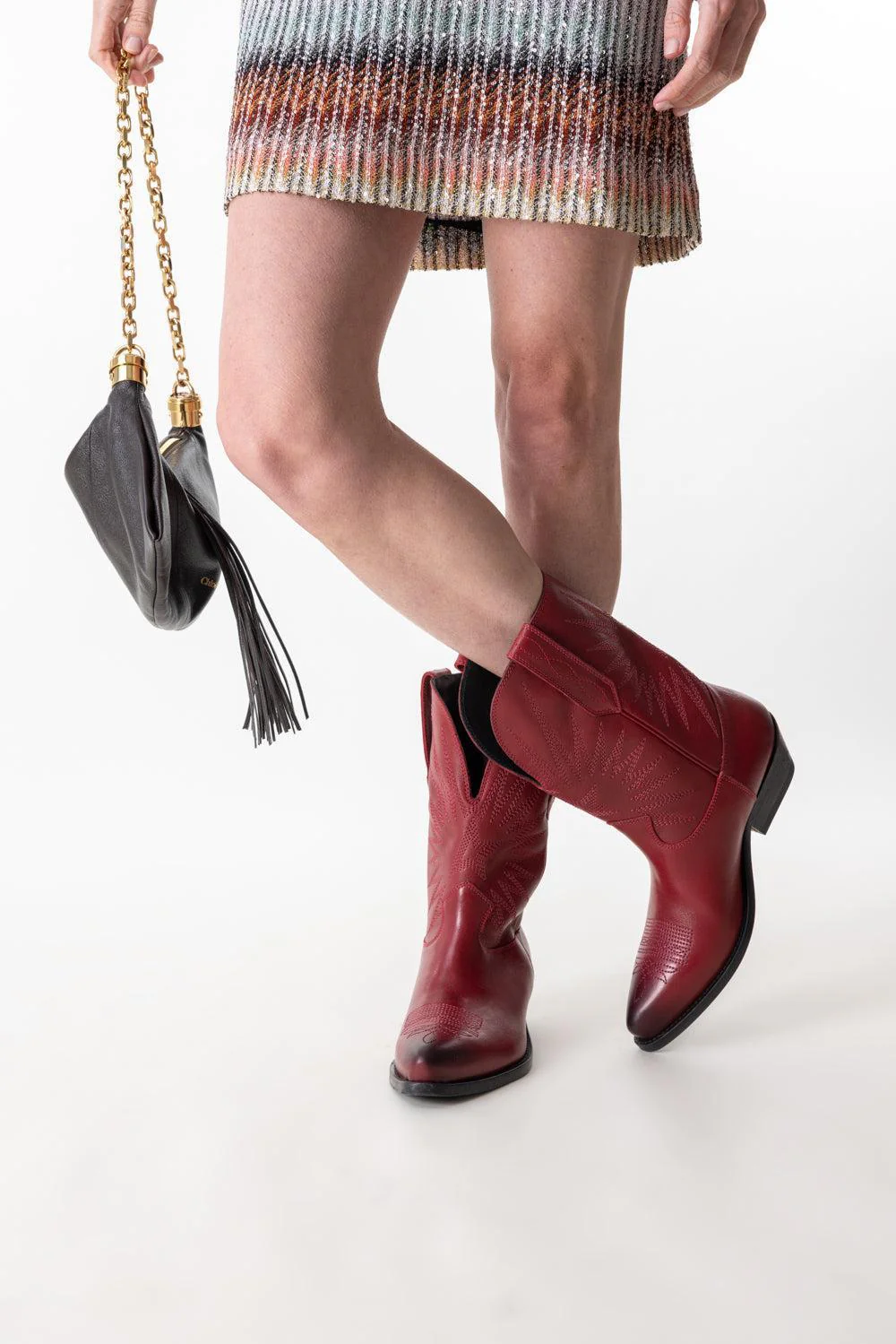 Wish Star Low Boot - Cherry Red - Image 3