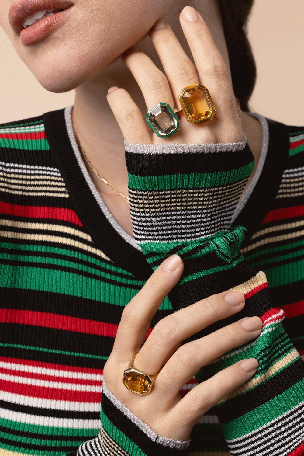 Citrine Tigers Eye Ring - Image 4