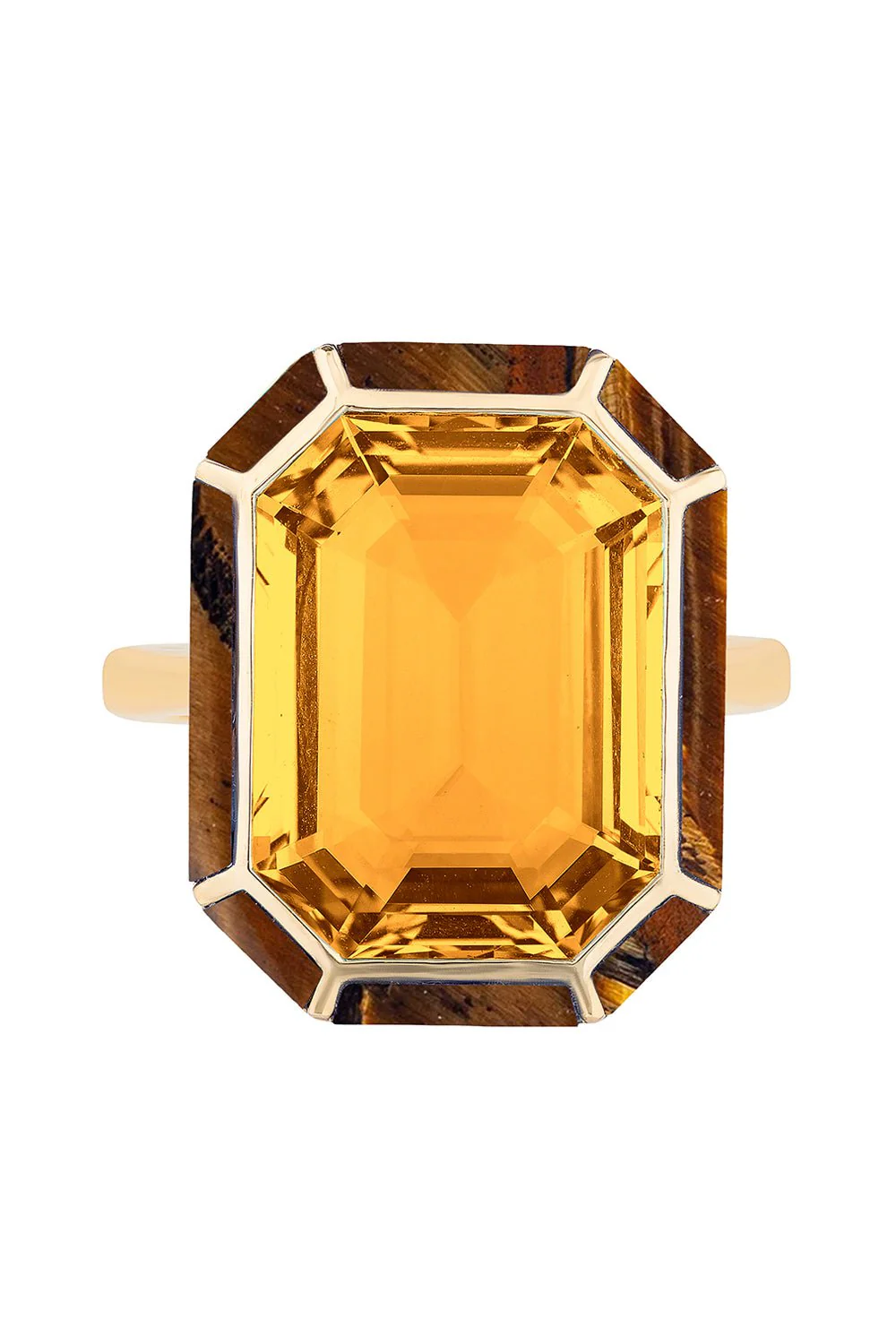 Citrine Tigers Eye Ring - Image 5