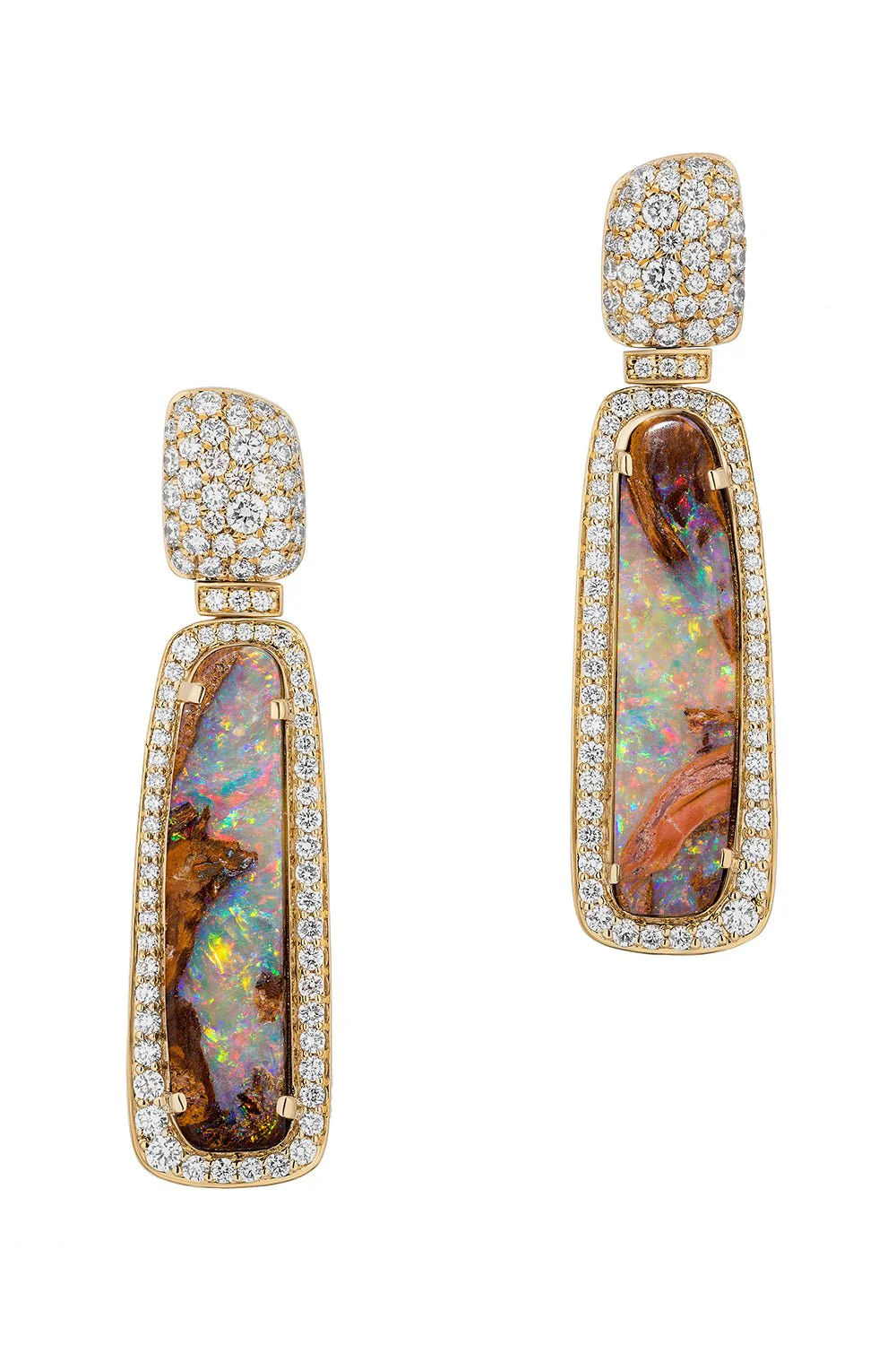 G-One Brown Opal Bella Earrings