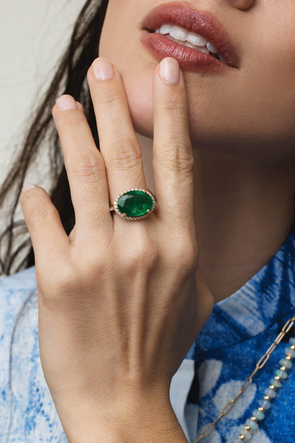 G-One Emerald Diamond Ring - Image 2