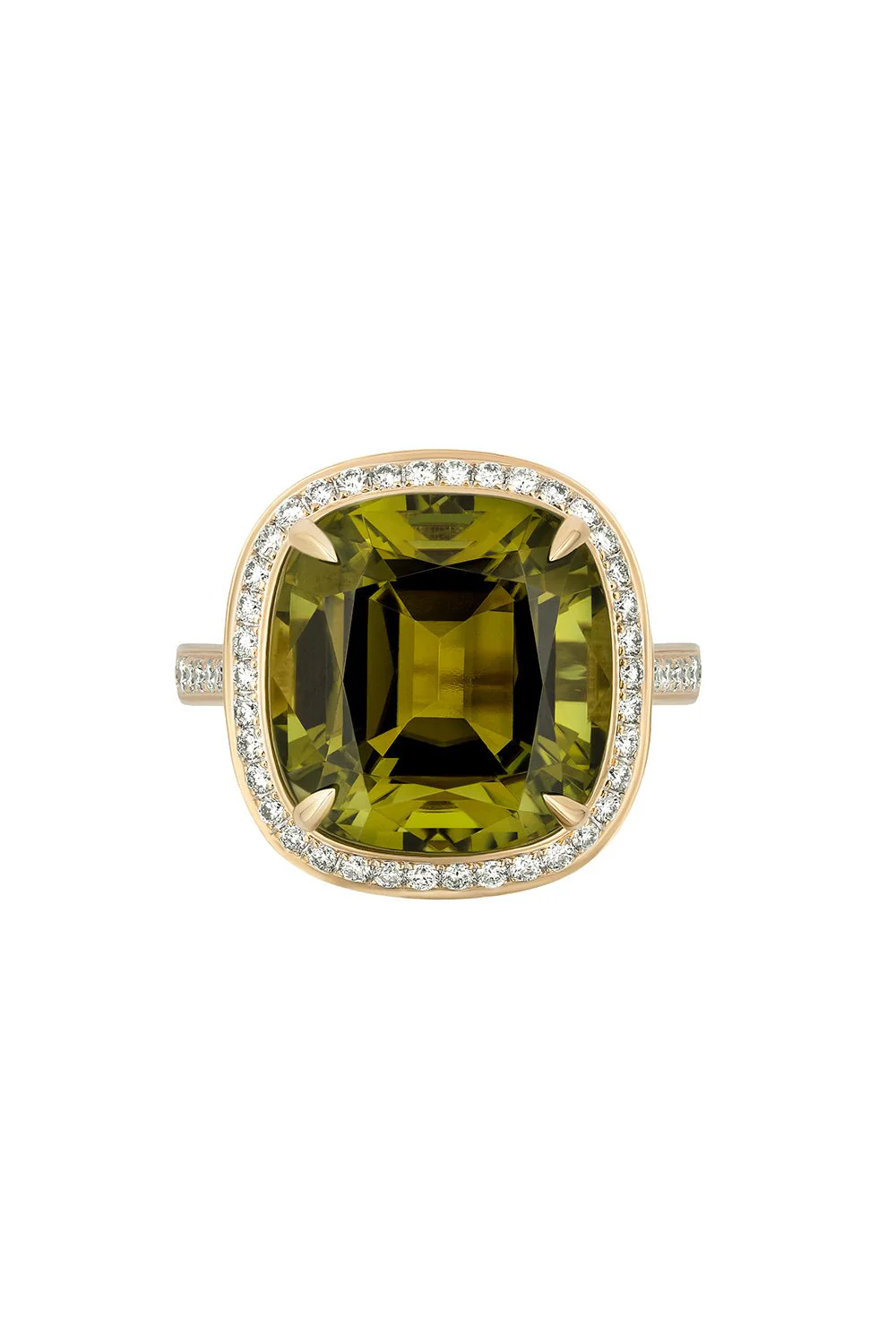 G-One Green Tourmaline Ring