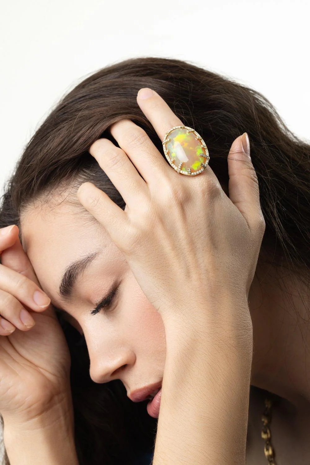G-One Opal Diamond Ring - Image 2