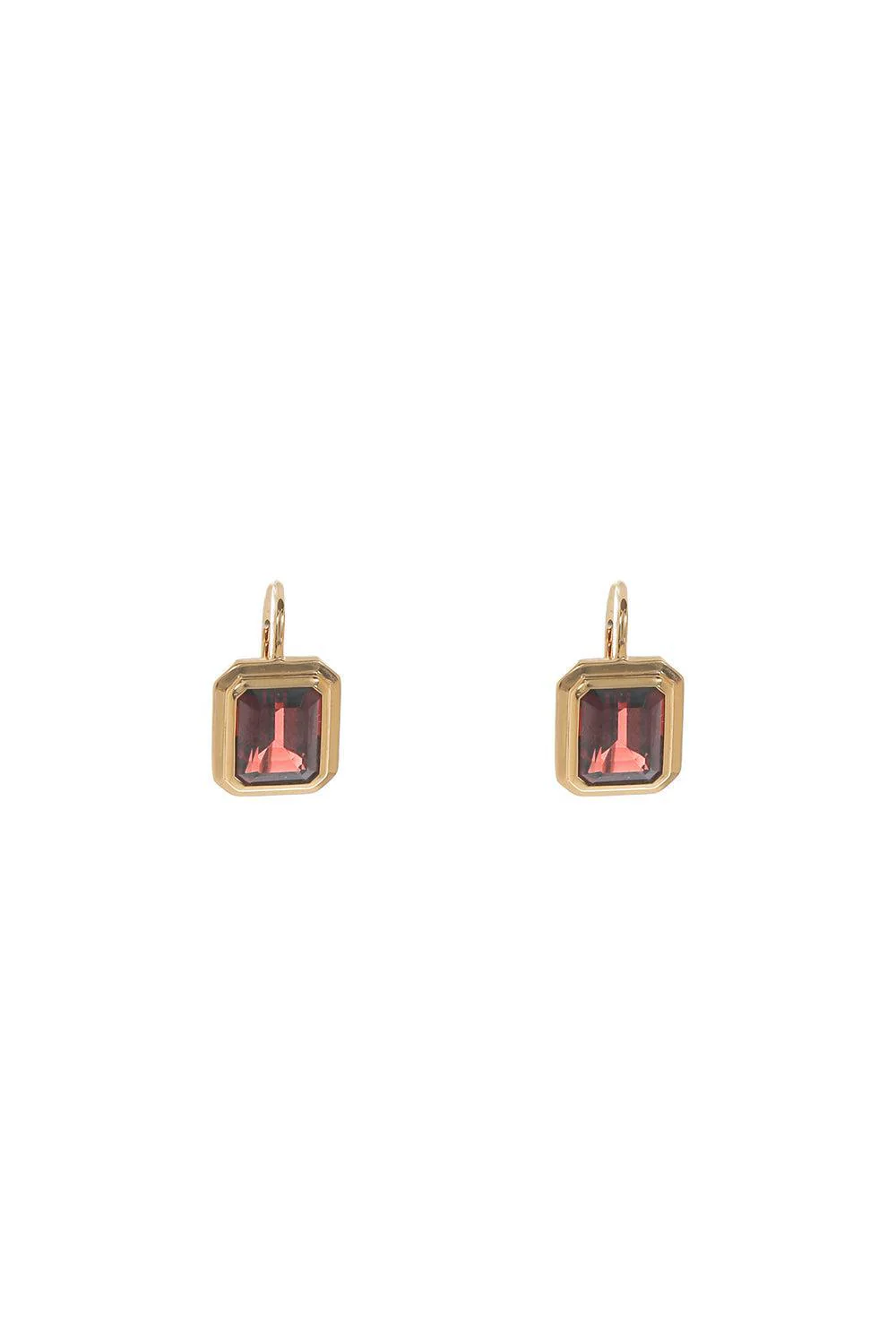 Garnet Manhattan Earrings