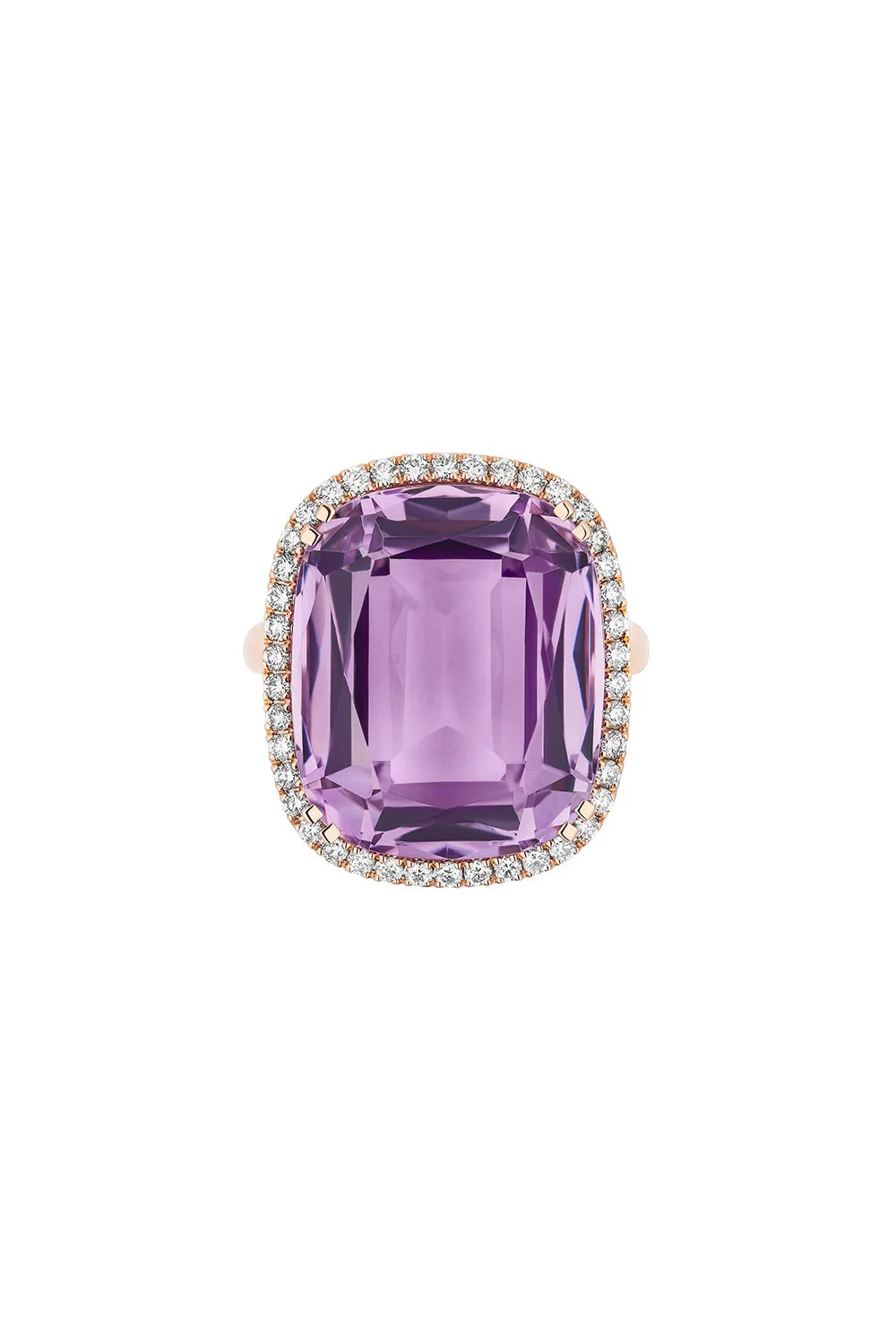 Gossip Lavender Amethyst Diamond Ring