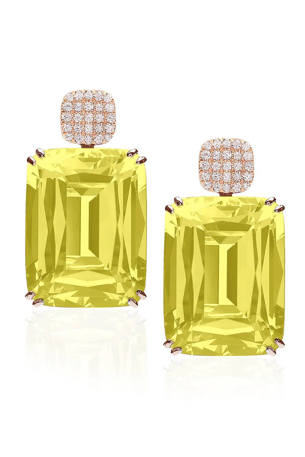 Gossip Lemon Quartz Earrings