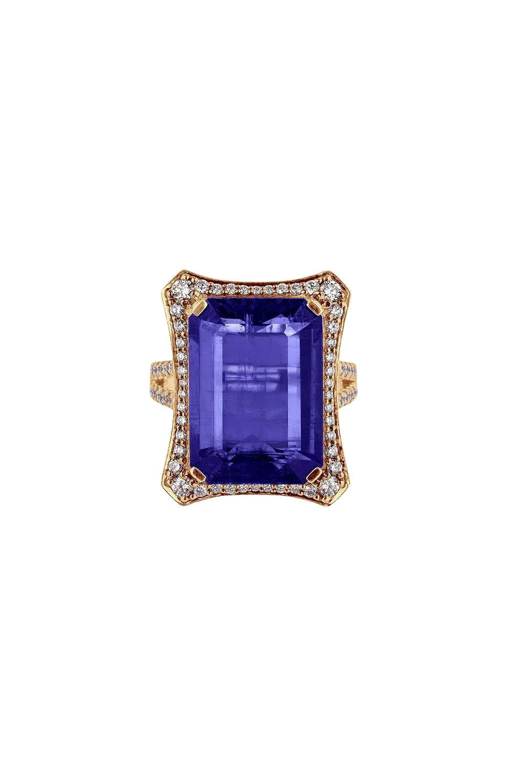Large Tanzanite G-One Ring