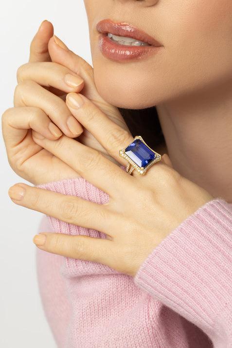 Large Tanzanite G-One Ring - Image 4