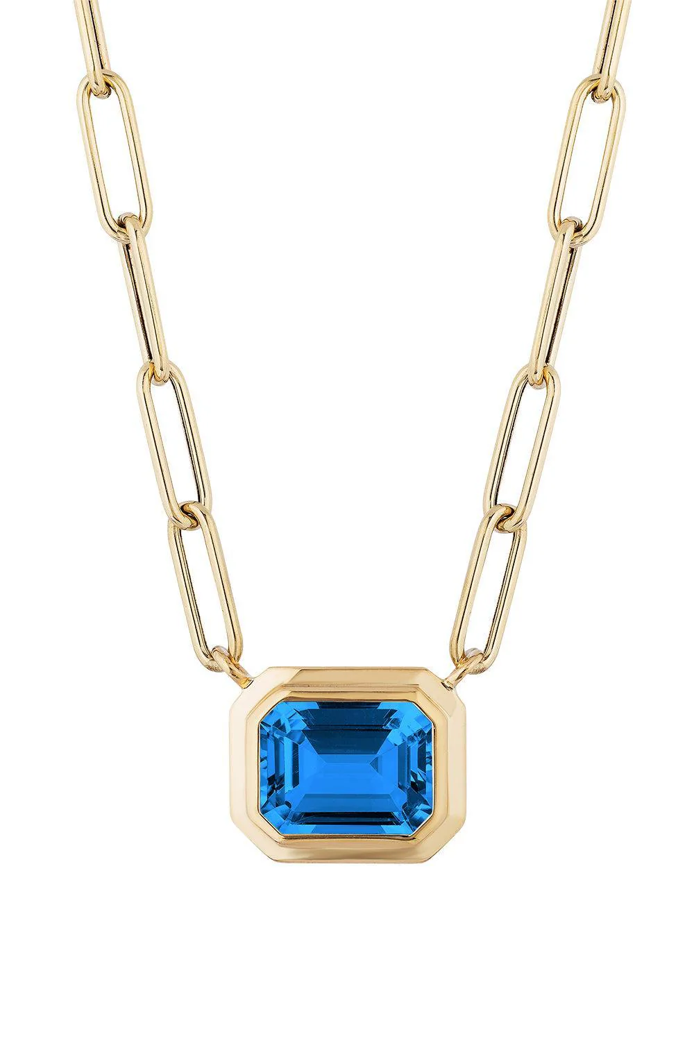 London Blue Topaz Manhattan Necklace