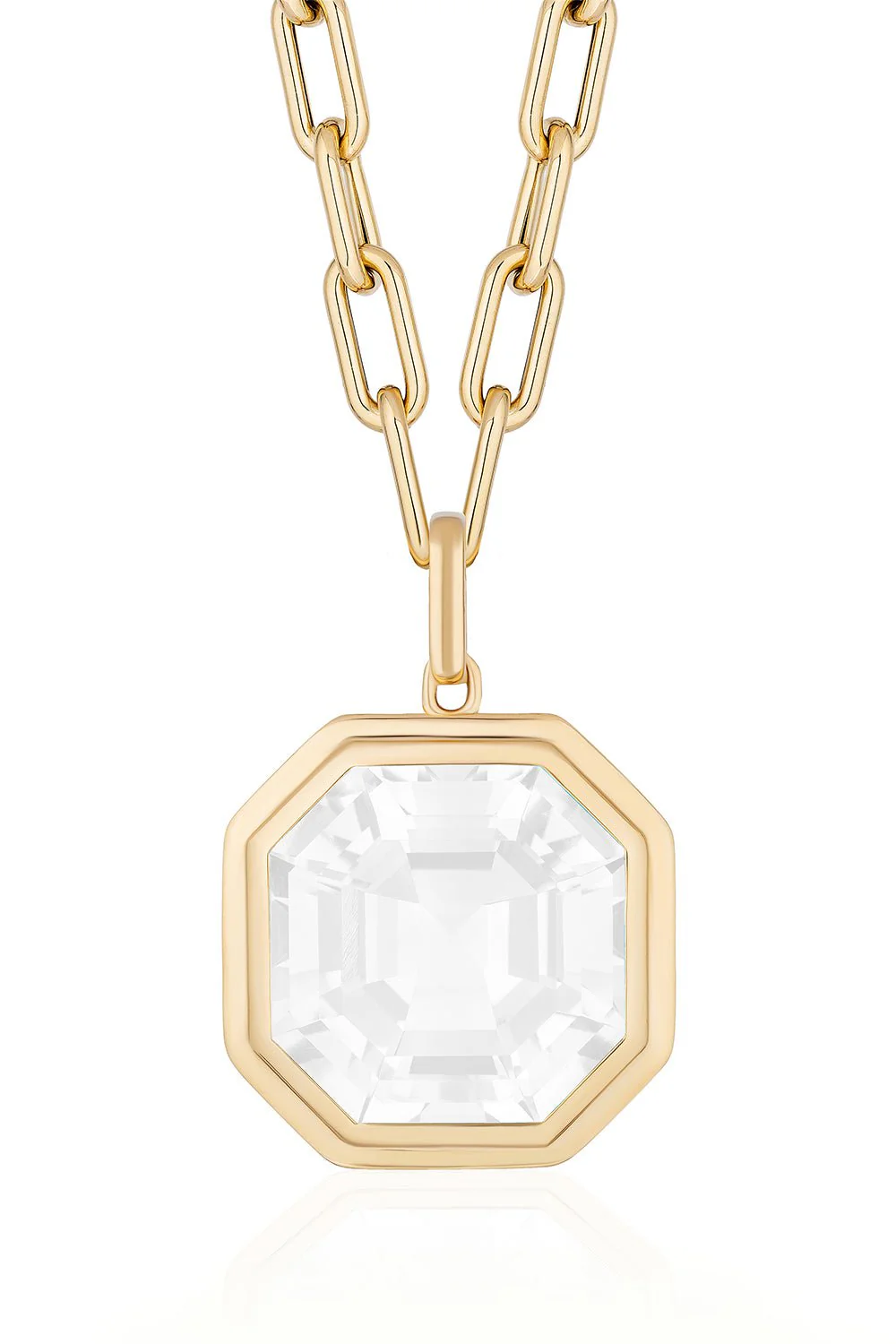 Manhattan Moon Quartz Pendant Necklace - Image 5