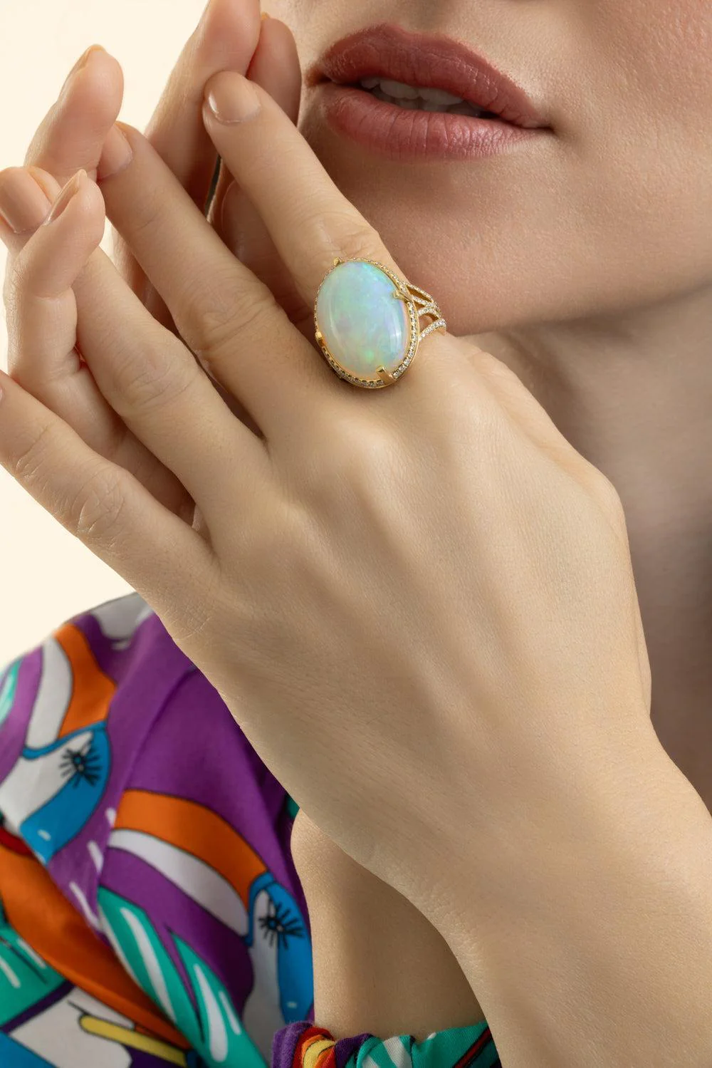 Opal Diamond G-One Ring - Image 3