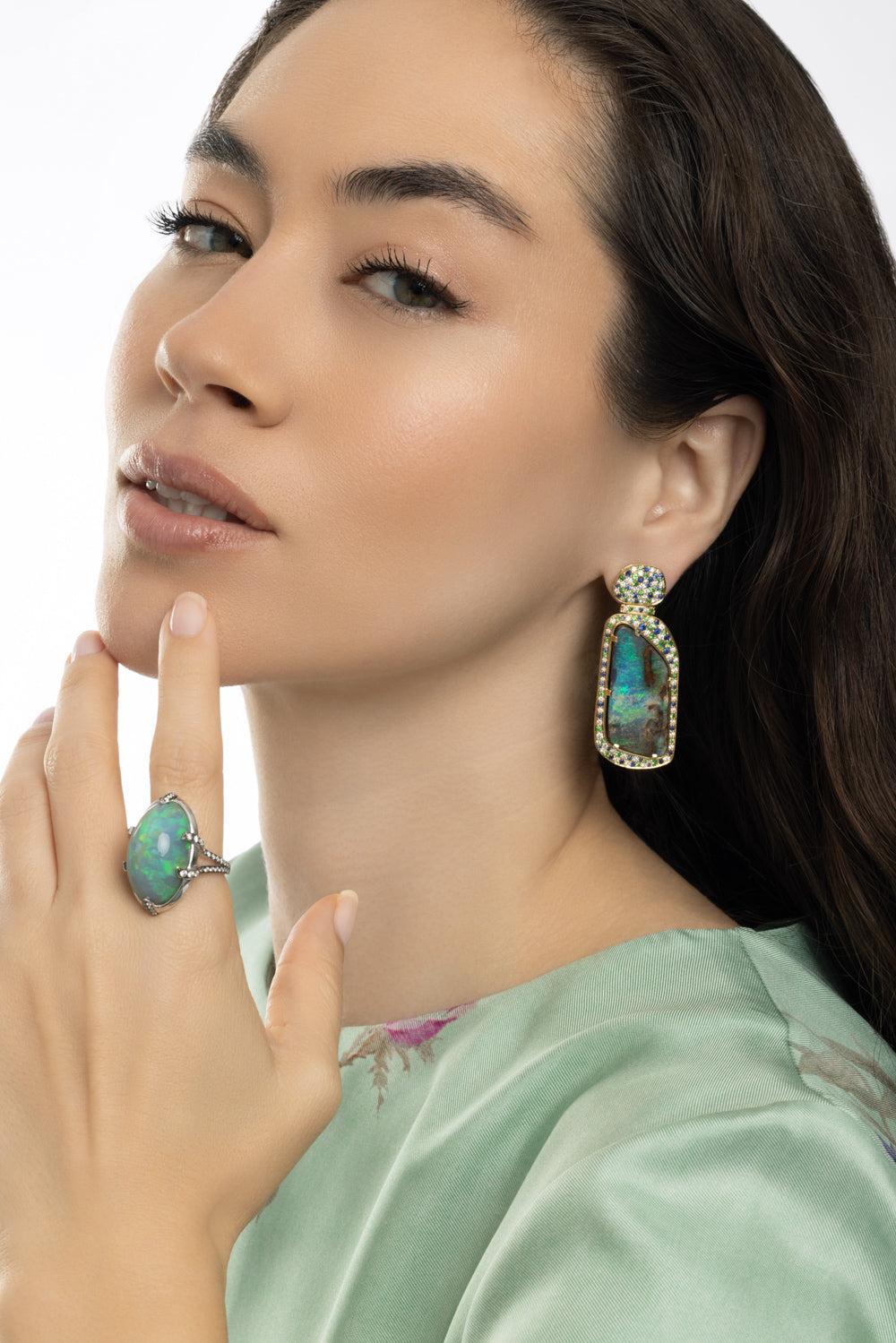 Opal G-One Mermaid Earrings - Image 3