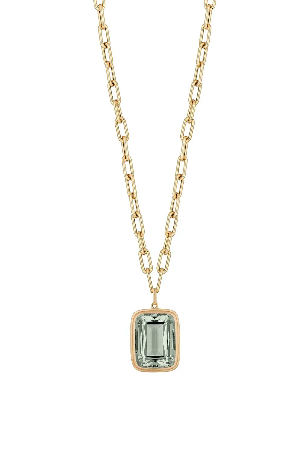 Prasiolite Manhattan Necklace