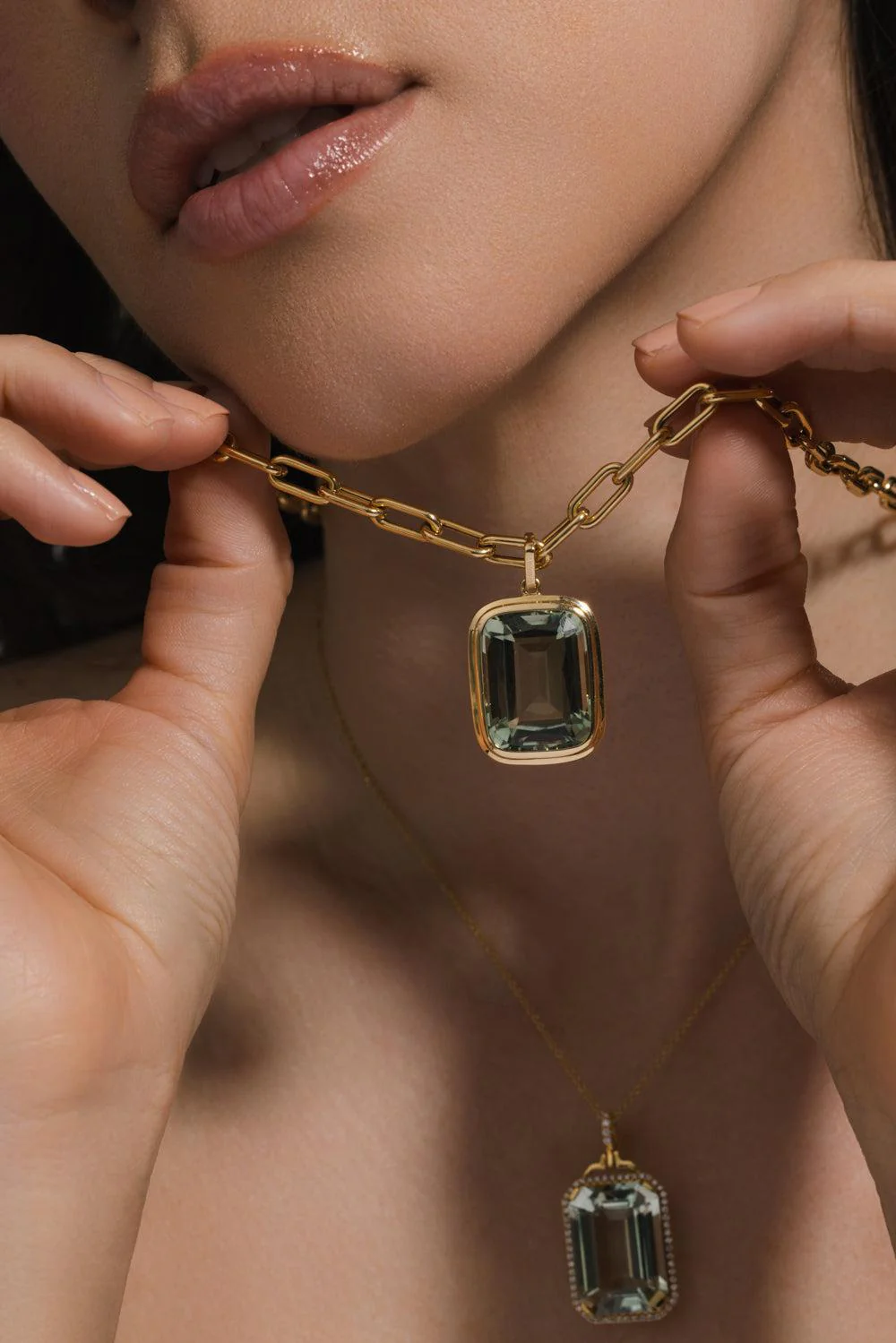Prasiolite Manhattan Necklace - Image 4