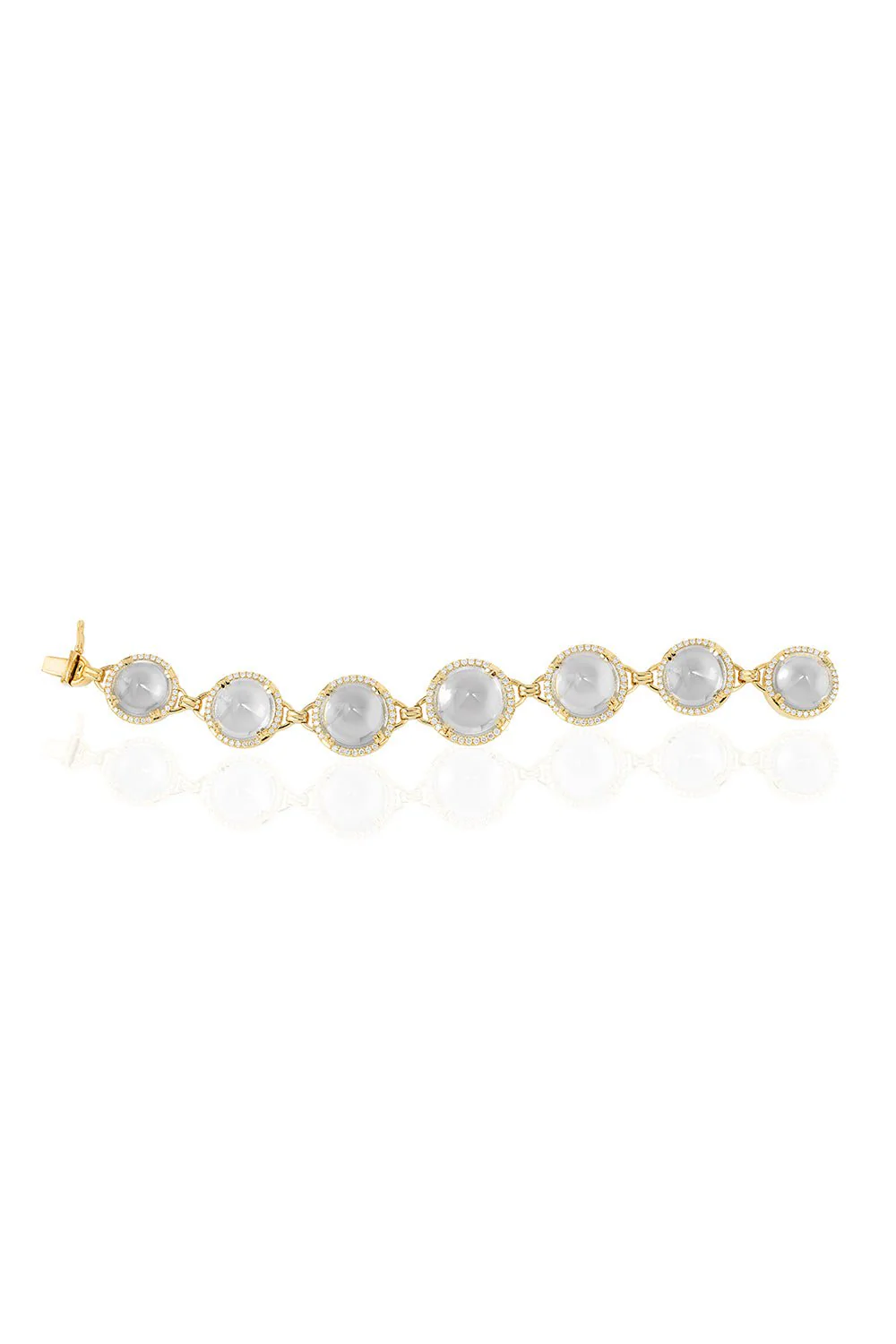 Rock N Roll Moon Quartz Bracelet