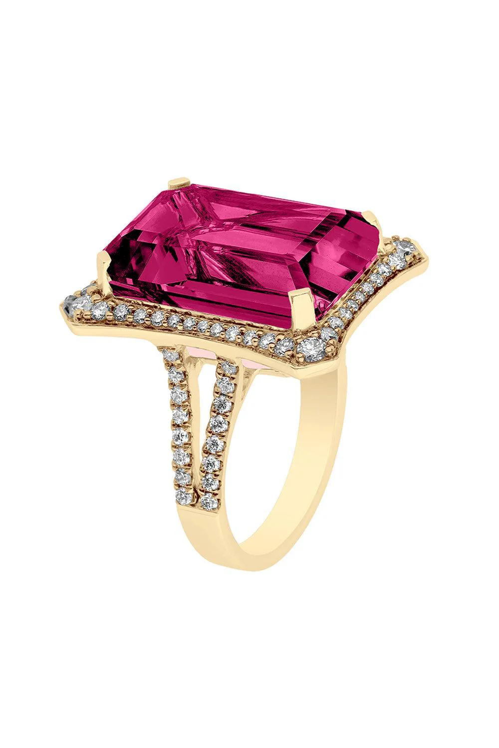 Rubellite Diamond G-One Ring - Image 5