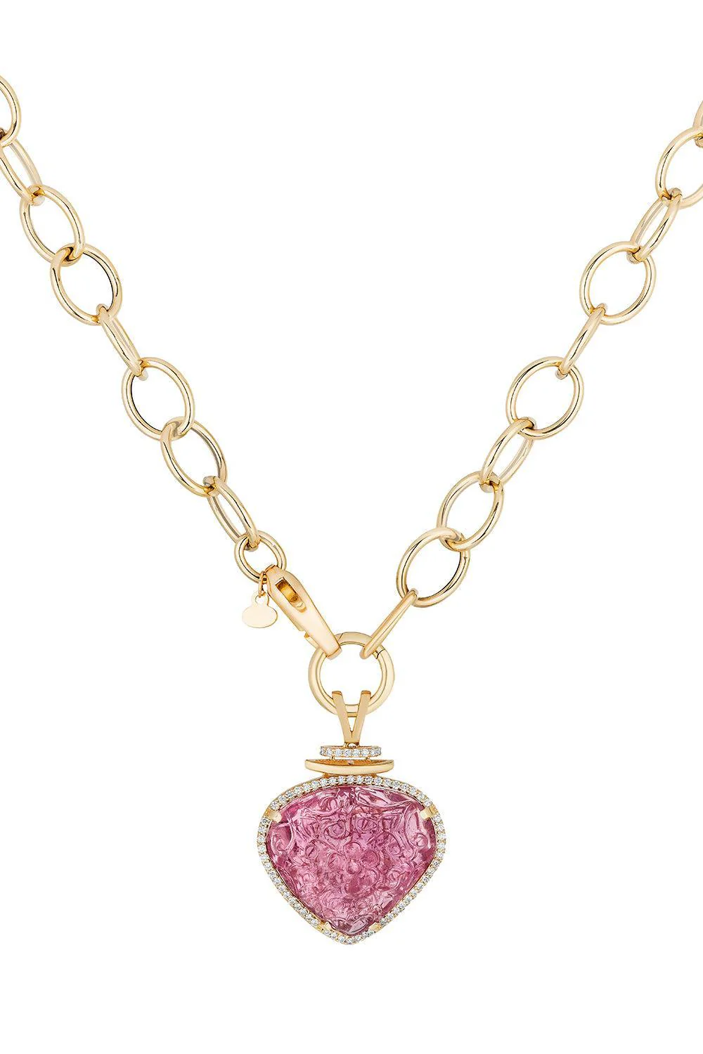 Spinel Diamond G-One Pendant Necklace