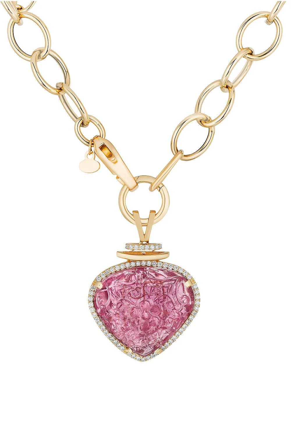 Spinel Diamond G-One Pendant Necklace - Image 5