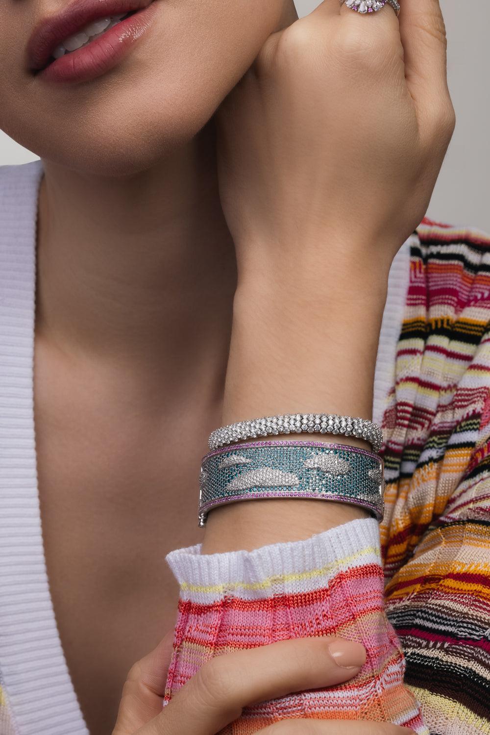 Cloud Bangle Bracelet - Image 2