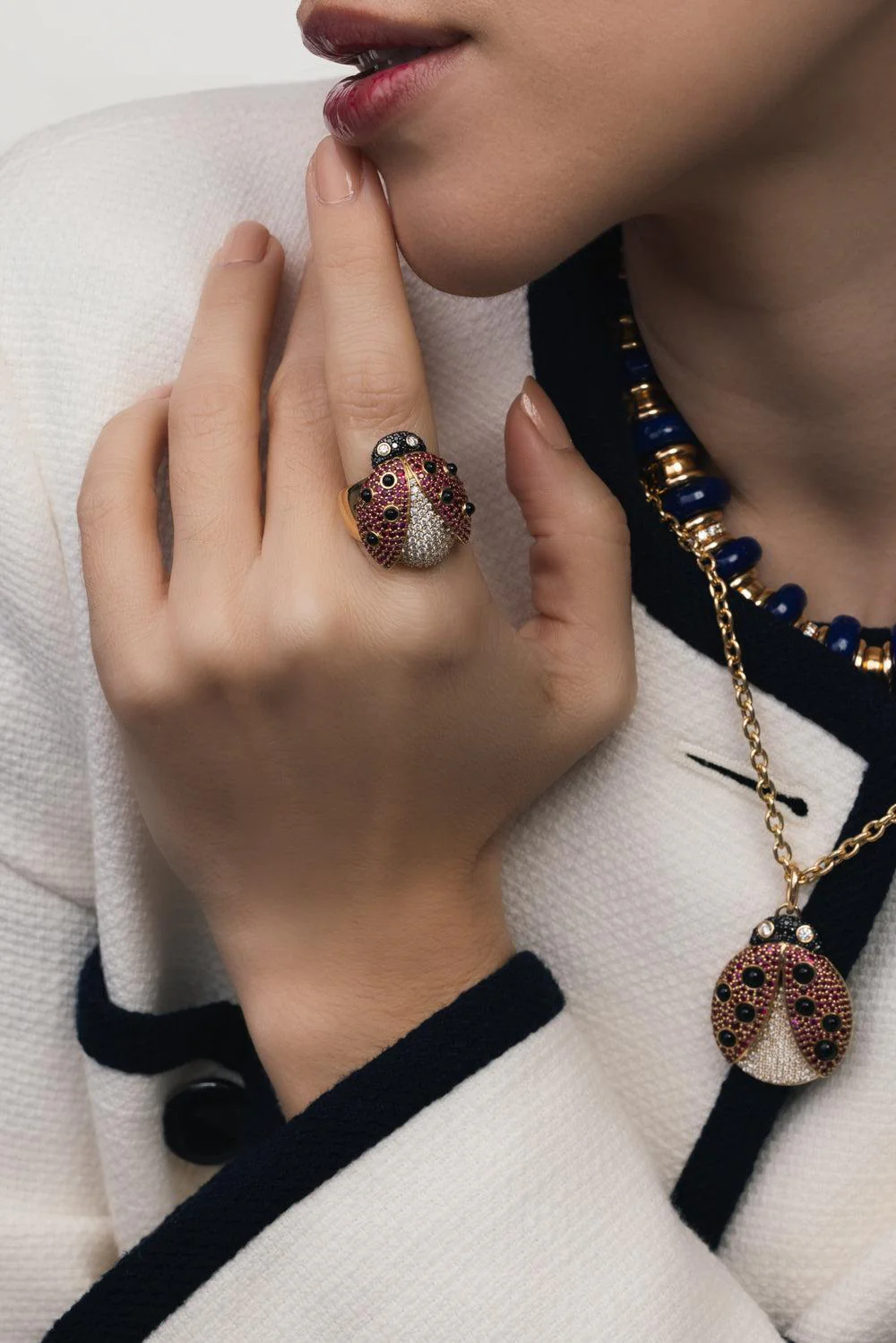 Ruby Ladybug Ring - Image 3
