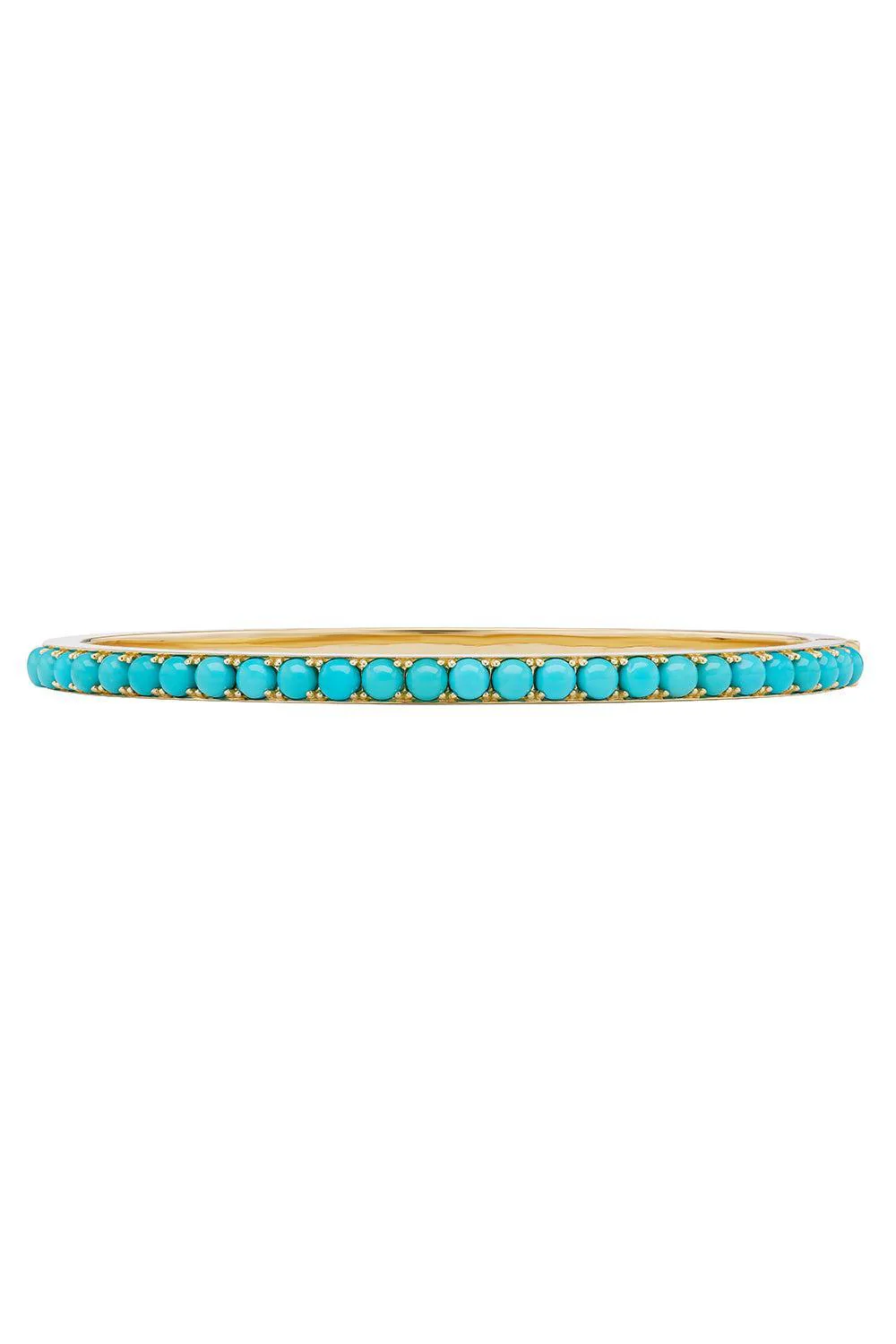 Turquoise Cabochon Keeper Bangle bracelet